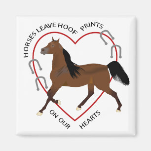 Hoof Prints Magnet