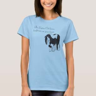 Hoofprints på din hjärta t-shirt