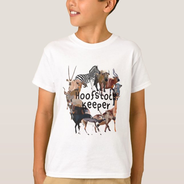 Hoofstock Keeper T Shirt (Framsida)