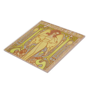 Hoogeland, Beekbergen (1896) av Jan Toorop Kakelplatta
