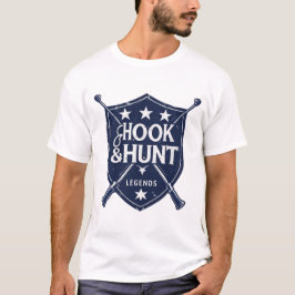 Hook & Hunt Legends Shield Emblem T Shirt
