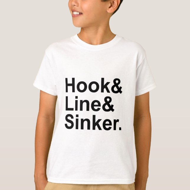 Hook Line Sinker | Fisketermer, Spela En Sugare Tee (Framsida)