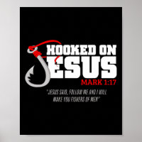 Hookad på Jesus Mark 117 Religiösa Bible Verse - F