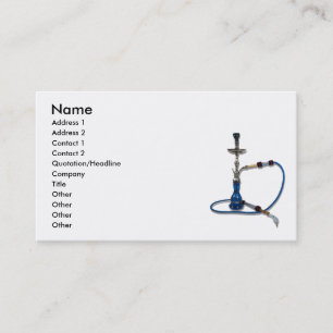 Hookah082510 namn, adress 1, adress 2, Conta… Visitkort