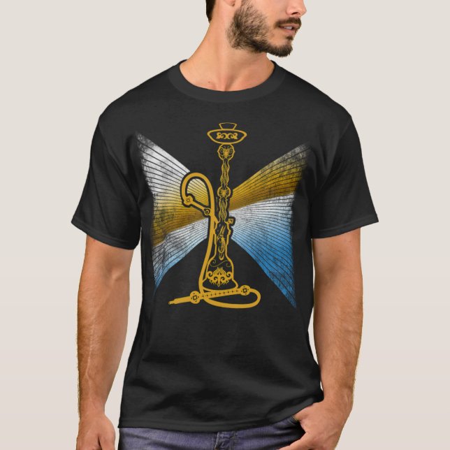 Hookah coola horseshoe t shirt (Framsida)