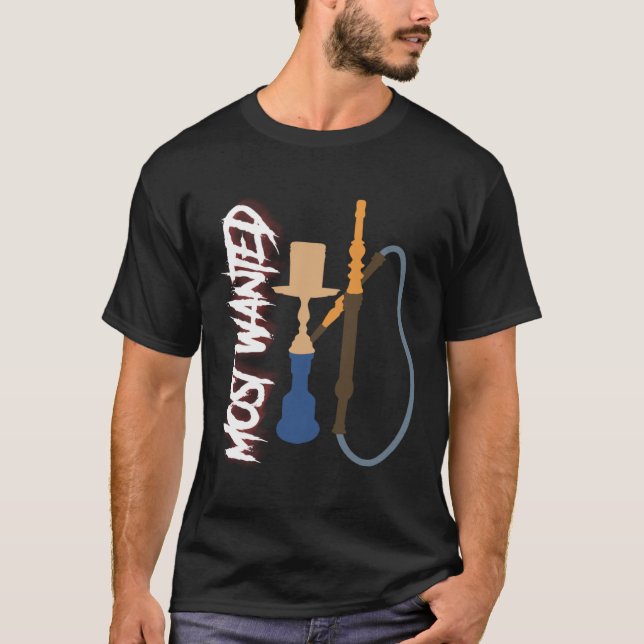 Hookah Mest önskad Shisha Idea För manar Shisha Is T Shirt (Framsida)