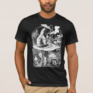 Hookah, Mushroom, Caterpelare, Alice i underlandet T Shirt
