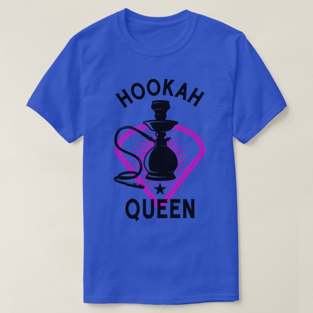 Hookah Shisha Vaper Vatten Pipe Women T Shirt (Design framsida)