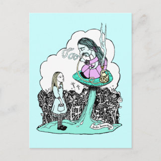 Hookah Smoking Caterpelar Postcard Vykort