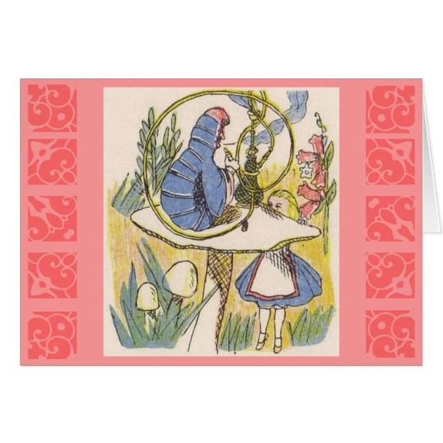 Hookah som röker Caterpillar OBS Kort (Framsidan Horizontal)