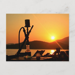 Hookah Sunset Vykort
