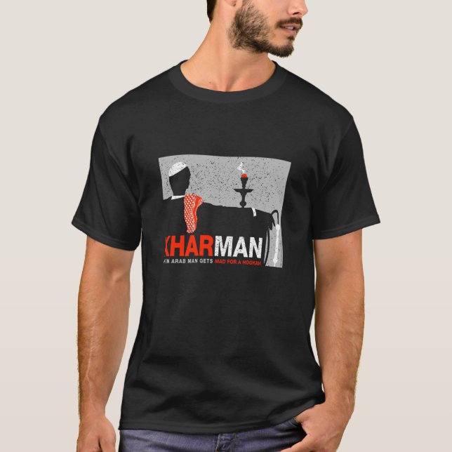 HookahKharman svart utslagsplats T-shirt (Framsida)