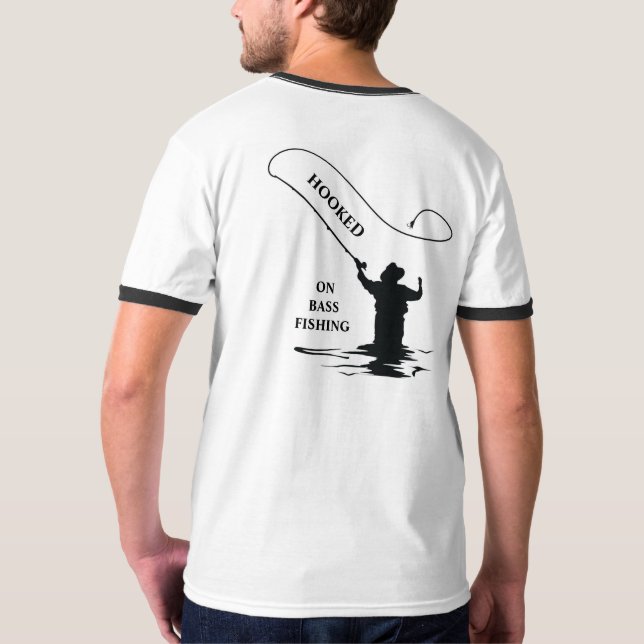HOOKED PÅ BASFISKE TEE SHIRT (Baksida)