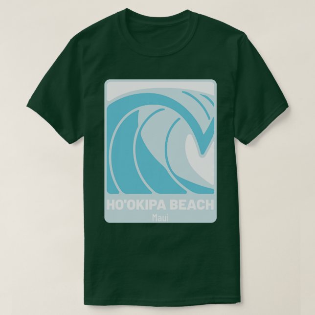 Hookipa Beach Maui Hawaii Atlantic Ocean HI Crashi T Shirt (Design framsida)