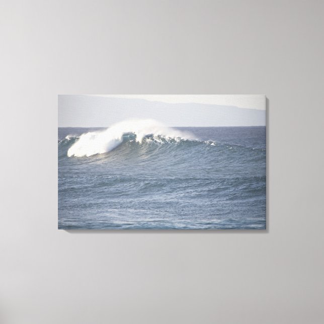 Hookipa Beach Park, norra kusten av Maui, Canvastryck (Framsida)