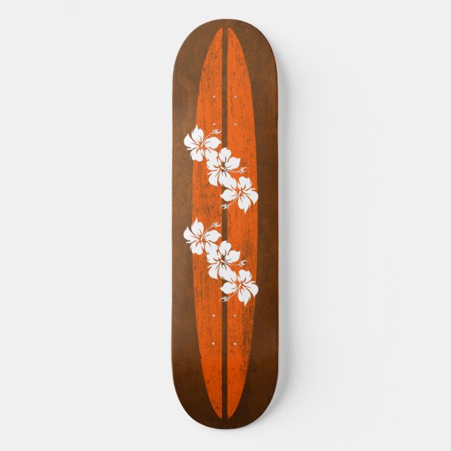 Hookipa Vintage Surfa Skateboard Bräda 19,5 Cm (Framsida)