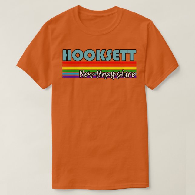 Hooksett New Hampshire Pride Hooksett LGBT Gift L T Shirt (Design framsida)