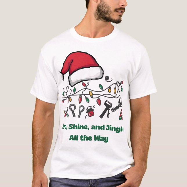 hooliday christmas t shirt (Framsida)