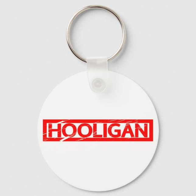 Hooligan Frimärke Nyckelring (Framsida)