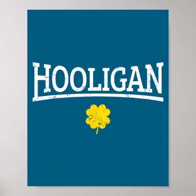 Hooligan Irish St. Patricks Day  Poster (Framsidan)
