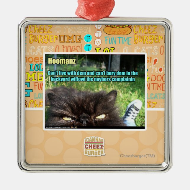 Hoomanz Julgransprydnad Metall (Framsidan)