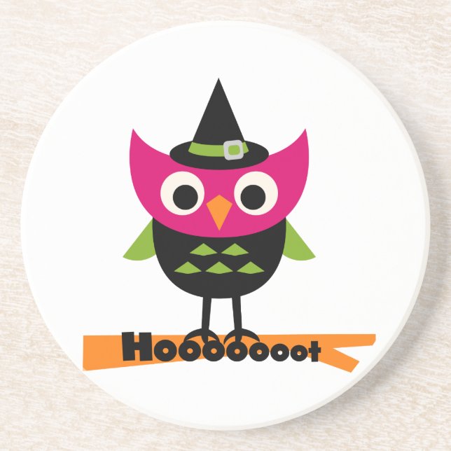 Hoooot Uggla Halloween T-shirts och gåvor Underlägg (Framsidan)