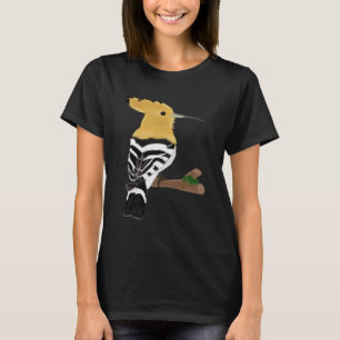 Hoope Bird Bird Fågelskådare Animal Biolog T Shirt