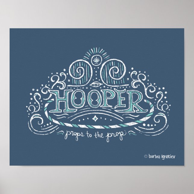 Hooper 11 x 14 Poster (Framsidan)
