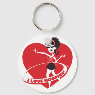 Hooping Diva nyckelrings Nyckelring