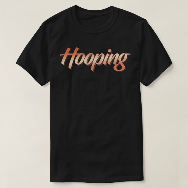 Hooping Hooper Basketball T Shirt (Design framsida)
