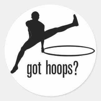 Hooping Life-klistermärken Runt Klistermärke