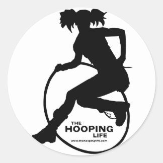 Hooping Life-klistermärken Runt Klistermärke
