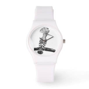 Hoopoe teckning armbandsur