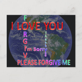 Ho'oponopono Earth Vykort