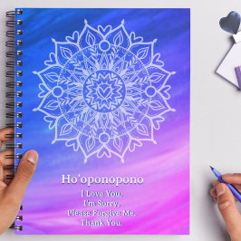 Ho'oponopono Förlåtelse Journal | Kobolt Magenta Anteckningsbok