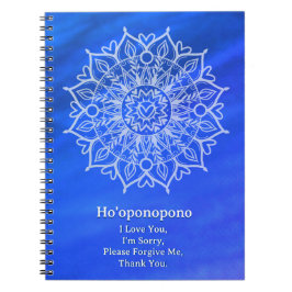 Ho'oponopono Förlåtelse Journal | Ljusblå Anteckningsbok