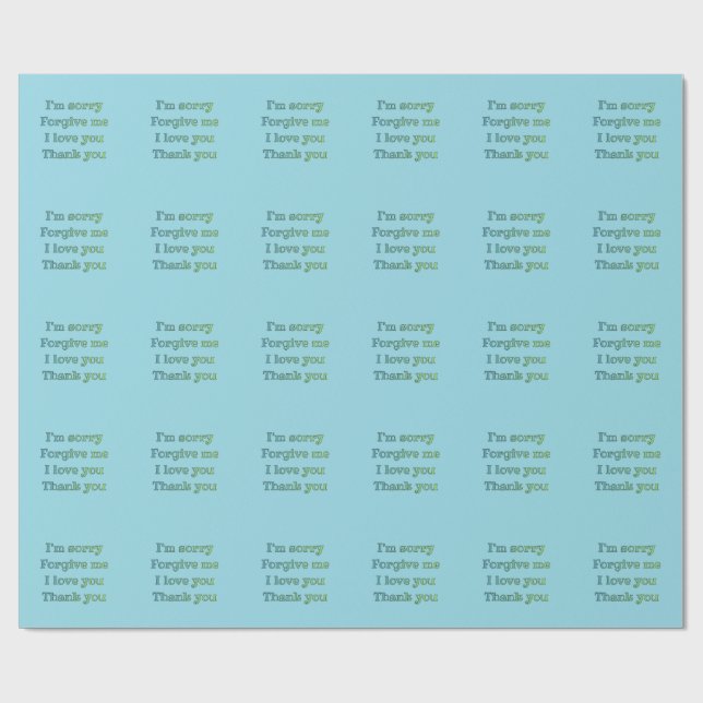 Ho'oponopono Fyra Fraser Presentpapper (Platt)