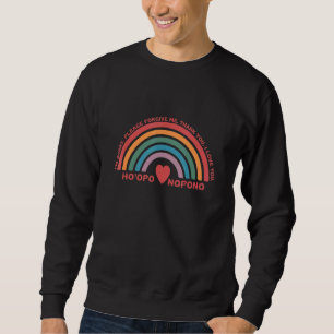 Ho'oponopono Hawaiian Prayer Meditation Yoga Rainb Lång Ärmad Tröja