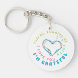 Ho'oponopono Healing Mantra - Light Blue Andlig