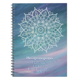 Hooponopono Kärlek Journal Forgitivity Meditation Anteckningsbok