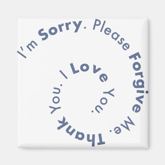 Ho'Oponopono Mantra Prayer Healing Sentences of Magnet (Framsidan)