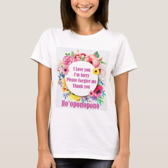 Ho'oponopono motiv 3 t shirt (Framsida)