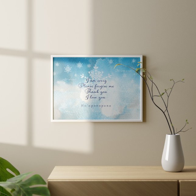Ho'oponopono Prayer Art Print Poster (Skapare uppladdad)