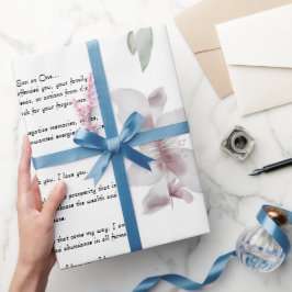 "Ho'oponopono Prayer Wrapping Papper Presentpapper