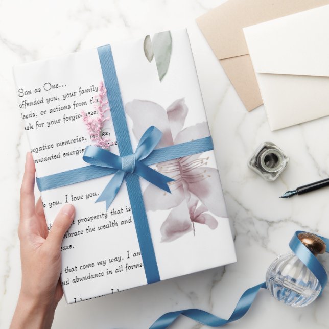 "Ho'oponopono Prayer Wrapping Papper Presentpapper (Gifting)