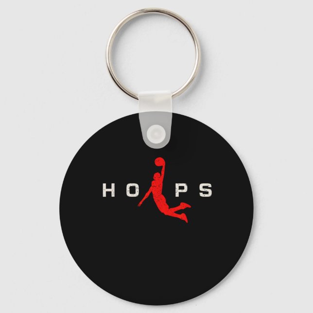 Hoops - Baseboll Nyckelring (Framsida)