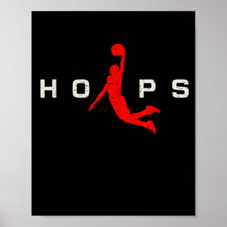 Hoops - Baseboll Poster