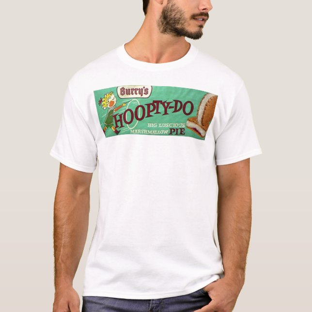 Hoopty-Gör den stora Luscious Marshmallowpajen T-shirt (Framsida)