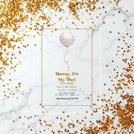 Hooray Det är Födelsedagsfesten för Konfetti Ballo