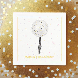 Hooray, det är min dag! Födelsedagsfest Balloon Pappersservett